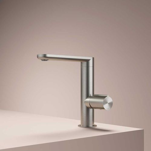 Misturador monocomando para lavatório - GT004 - hotbath - de bancada / em inox escovado / para banheiro