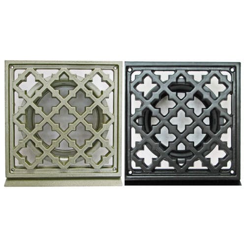 Grelha de ventilação em alumínio - LMB - Paneir Ventilation - quadrada / da linha residencial / para insuflamento e retorno de ar