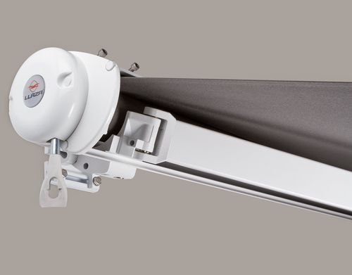 Toldo reto com box - MAXIBOX 300 - Ici Store - de braço pivotante / manual / motorizado