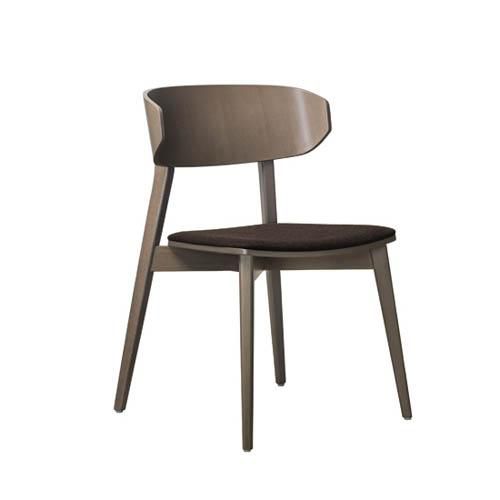 Cadeira contemporânea - HELLEN PLUS SE02  - New Life Contract - para ambiente interno / em madeira / estofada