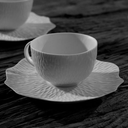 Xícara de café em porcelana de Limoges - SMOCK - Jacques Pergay - para restaurante