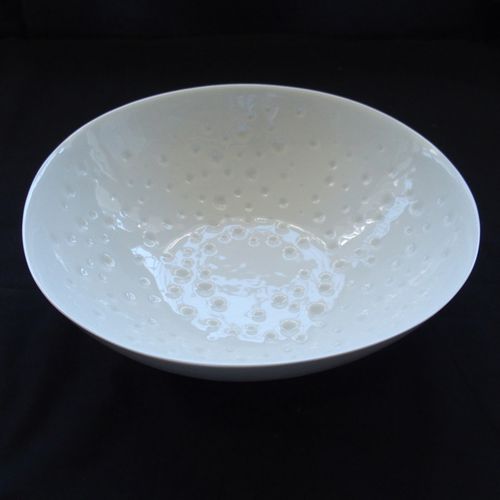 Saladeira em porcelana de Limoges - CORAIL - Jacques Pergay