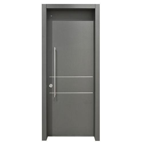 Porta de entrada - FR90 : SANTEE - REMO Security Doors - em aço galvanizado / de abrir / sem vidros