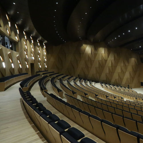 Painel acústico para parede - Tacer Ltd. - em MDF / retangular / 3D