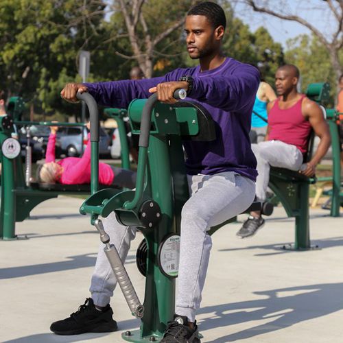 Máquina de remo para ambiente externo - UBX-290 - Greenfields Outdoor Fitness