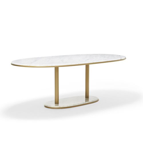 Mesa de jantar contemporânea - STAY - Sé collections - em mármore / oval / da linha residencial