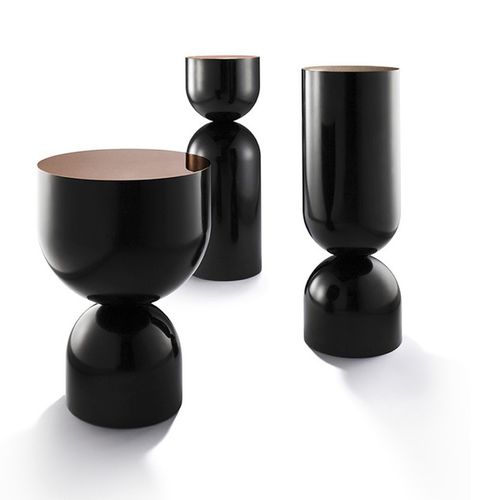 Mesa lateral contemporânea - TIME PIECE - Sé collections - em cobre / redonda / da linha residencial