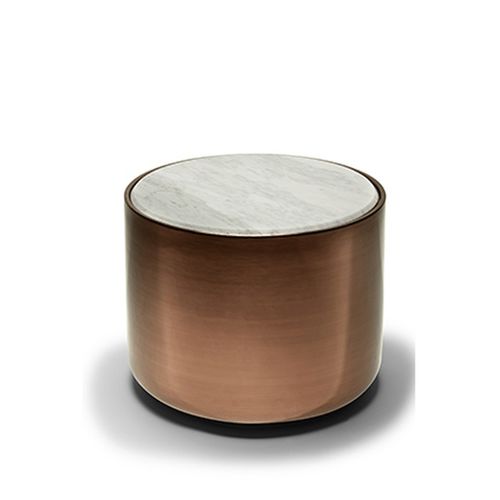 Mesa lateral contemporânea - BALA LO - Sé collections - em cerâmica / em mármore / redonda