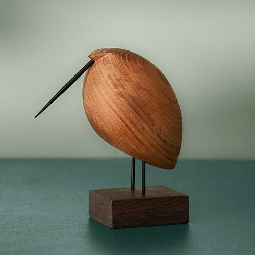 Escultura em teca - BEAK BIRD - Warm  Nordic