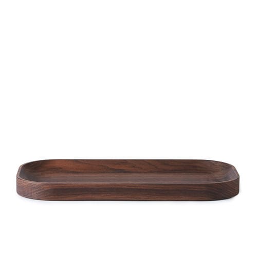 Bandeja de servir em carvalho - CARVED - Warm  Nordic - em nogueira