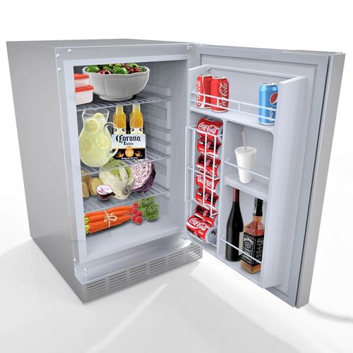 Refrigerador com 1 porta - SUNFR401 - SUNSTONE - da linha residencial / de instalação livre / em aço inoxidável