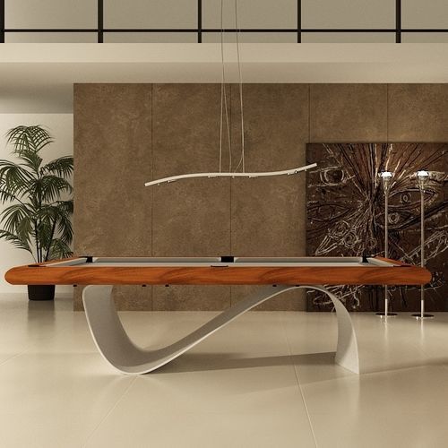 Mesa de sinuca clássica - Picasso New Slim  - Bilhares Europa - da linha residencial / em carvalho / em faia
