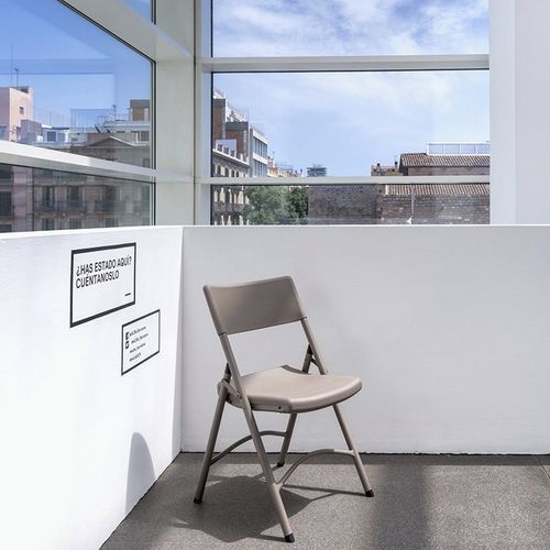 Cadeira dobrável - Brad - Zown - contemporânea / para ambiente externo / para ambiente interno
