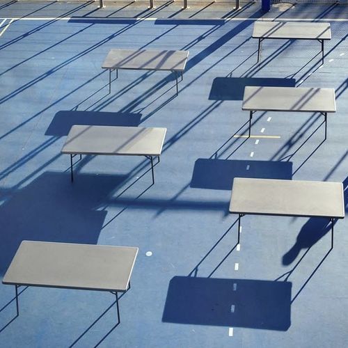 Mesa dobrável - Classic XXL200 - Zown - contemporânea / em polietileno de alta densidade (PEHD) / com base de aço revestido a pó