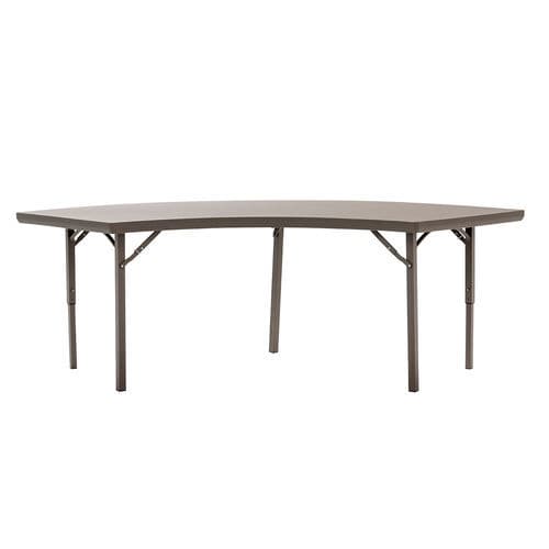 Mesa dobrável - XL Crescent - Zown - contemporânea / em polietileno de alta densidade (PEHD) / com base de aço revestido a pó