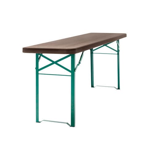 Mesa dobrável - Munich50 - Zown - contemporânea / em polietileno de alta densidade (PEHD) / com base de aço revestido a pó