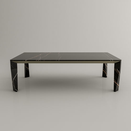 Mesa contemporânea - LEGACY - Roig - art & design - - em mármore / com base em mármore / retangular