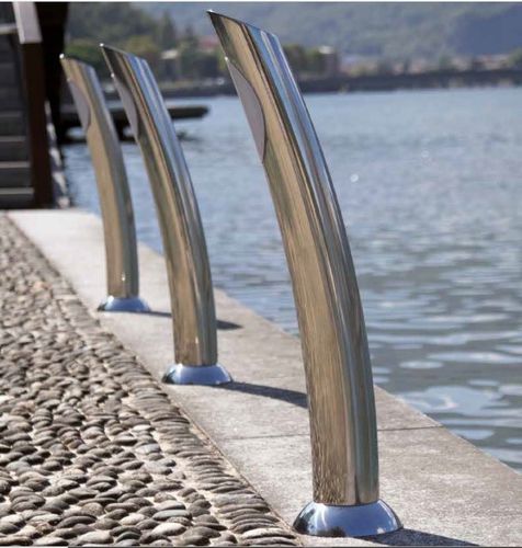 Poste balizador de iluminação para espaços públicos - SYNUOS - Ferrinox - contemporâneo / em aço inoxidável / de LED