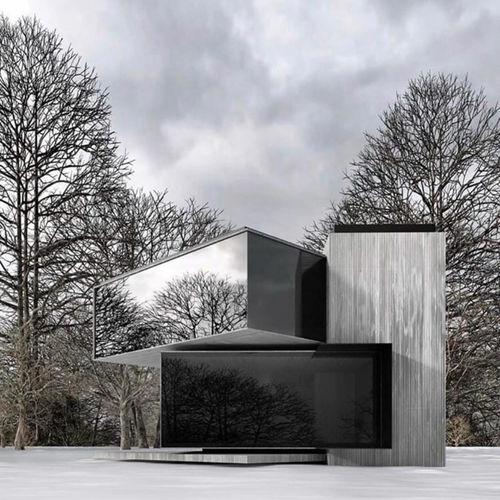 Casa pré-fabricada - ABERMOVE/RJB HOME - contemporânea / metálica