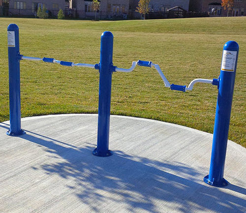Aparelho de treinamento para ambiente externo - HAND BIKE, ACCESSIBLE - PARIS Site Furnishings - Outdoor Fitness