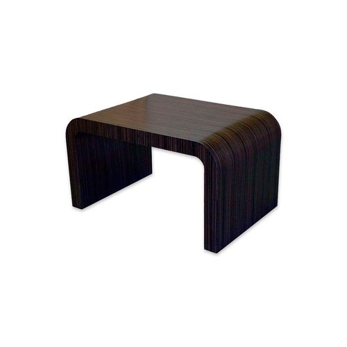 Mesa de centro contemporânea - AGIA - Lugo UK - em madeira / curva / contract