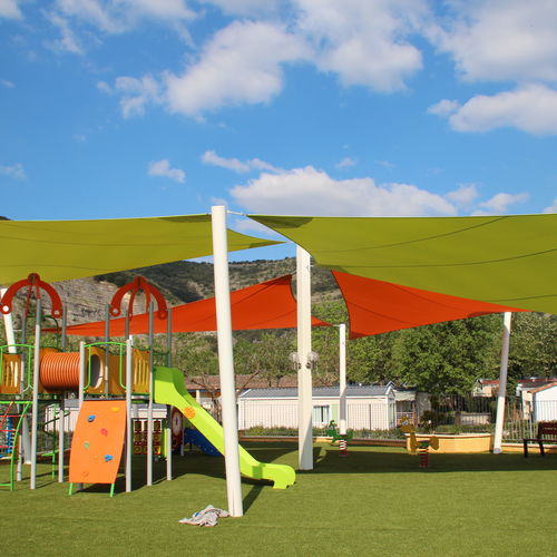 Toldo-vela resistente a UV - l'Atelier des voiles - impermeável / sob medida / resistente ao vento
