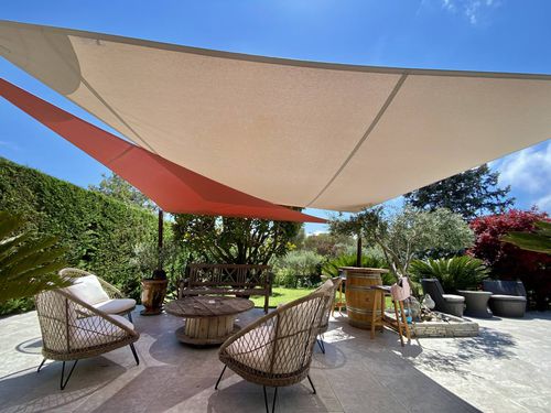 Toldo-vela resistente a UV - l'Atelier des voiles - sob medida / resistente ao vento / triangular