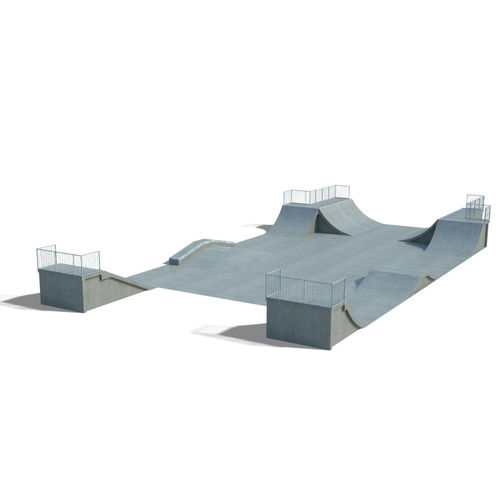 Skatepark em concreto - DESIGN 4 - WICKSTEED
