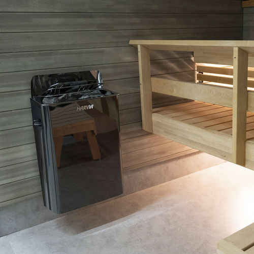 Forno para sauna seca elétrico - THE WALL - Almost Heaven Saunas - 5 kW–10 kW / de parede / metálico