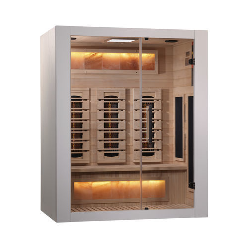 Sauna infravermelho longo - HAR-800 - Almost Heaven Saunas - da linha residencial / em vidro temperado / para ambiente interno
