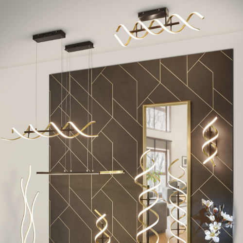 Plafon contemporâneo - SEQUENCE - TRIO Leuchten GmbH - em alumínio / de LED / dimerizável