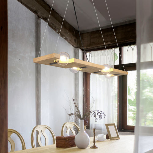 Pendente - TAILOR - TRIO Leuchten GmbH - em madeira / contemporânea / Wire