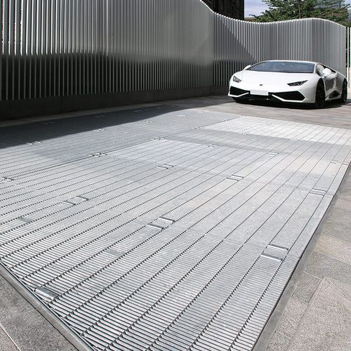 Grade de piso em aço galvanizado - HEAVY DUTY PLX - LANG AND FULTON - para piso externo / de segurança / de alta resistência