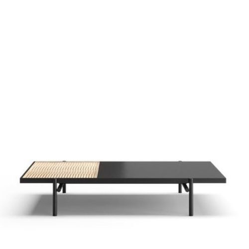 Mesa de centro contemporânea - CELLO II - Praddy Unipessoal lda - em ratã / retangular / reta