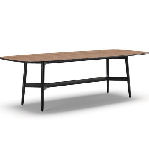 Mesa de jantar contemporânea - SOPRANO I - Praddy Unipessoal lda - em madeira / em mármore / com base em madeira