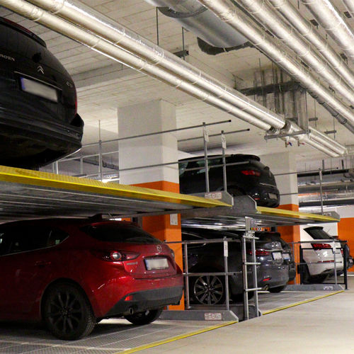 Sistema de estacionamento com plataforma - SINGLE & DUAL - Modulo parking