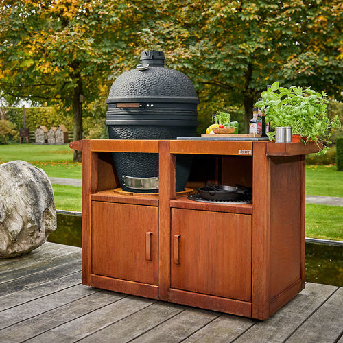 Móvel com rodas para ambiente externo - BBQUAR - RB73 - para cozinha