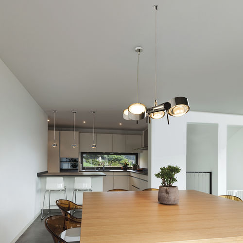 Pendente - PUK QUARTETT - Top Light GmbH & Co. KG. - metálica / em vidro / contemporânea