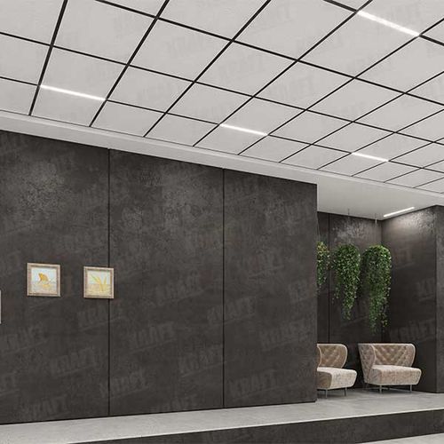 Forro em aço galvanizado - T-PROFILE - KRAFT Deckensysteme Ukraine - em placas