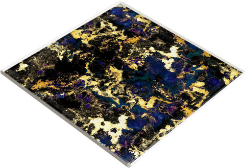 Painel decorativo de revestimento - MURANO 7 BLACK - Crystalexe - de parede / para ambiente interno / para piso