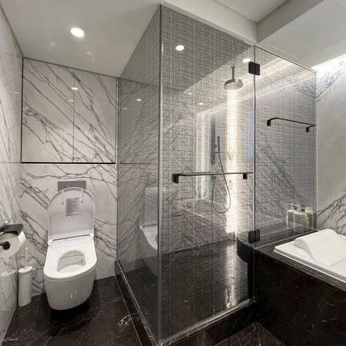 Painel de vidro de segurança - R22Y267 - Rahmen (Asia) Limited - laminado / temperado / decorado