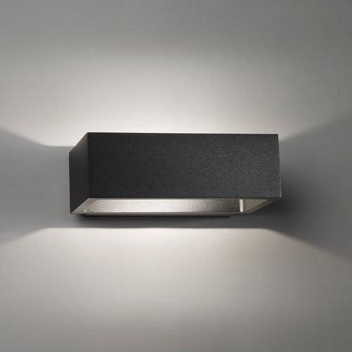 Arandela contemporânea - BRICK - LIGHT POINT - para ambiente externo / em alumínio / retangular