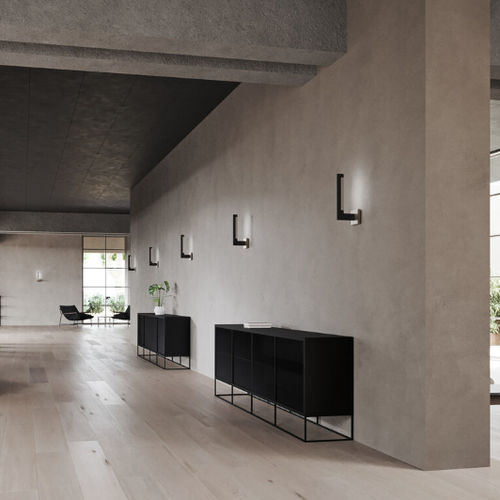 Arandela contemporânea - INLAY - LIGHT POINT - para ambiente interno / em alumínio / em L