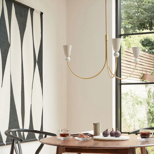 Lustre contemporâneo - GRAYSON  - Heathfield and Comapny - metálico / em latão / em mármore