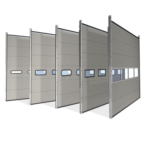 Porta industrial em alumínio anodizado - ISO 40 - Promstahl - seccionada / em alumínio / em aço