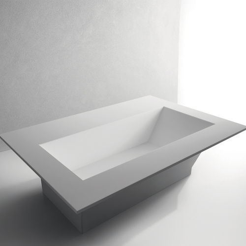 Banheira freestanding - CUBO 1950 - BRERA - para residência / em compósito / contemporânea