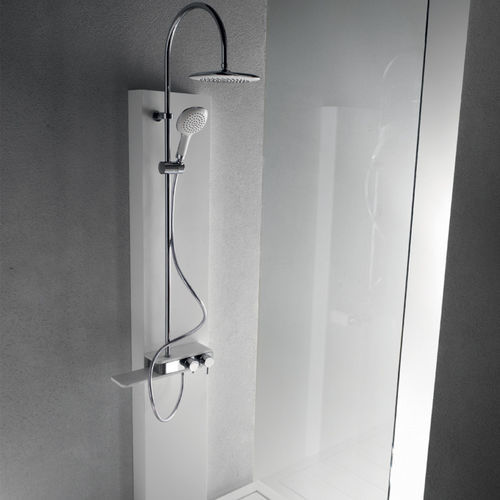 Cabine de banho em vidro - BRERA - fixa / de canto / vidro transparente