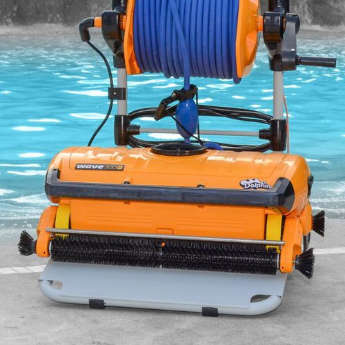 Robô limpador de piscina elétrico - DOLPHIN WAVE 300 - Maytronics - automático / da linha comercial / com aspiração