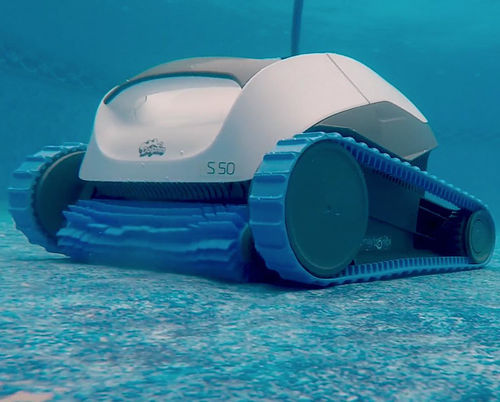 Robô limpador de piscina elétrico - PERFORMANCE CLASS ABOVE GROUND : DOLPHIN S50 - Maytronics - automático / para uso doméstico / com aspiração