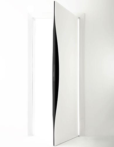 Porta interna - BLOW - ALBED - em madeira / em alumínio / de abrir